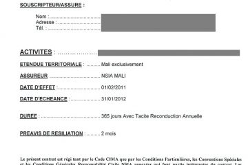 attestation d assurance responsabilité civile professionnelle