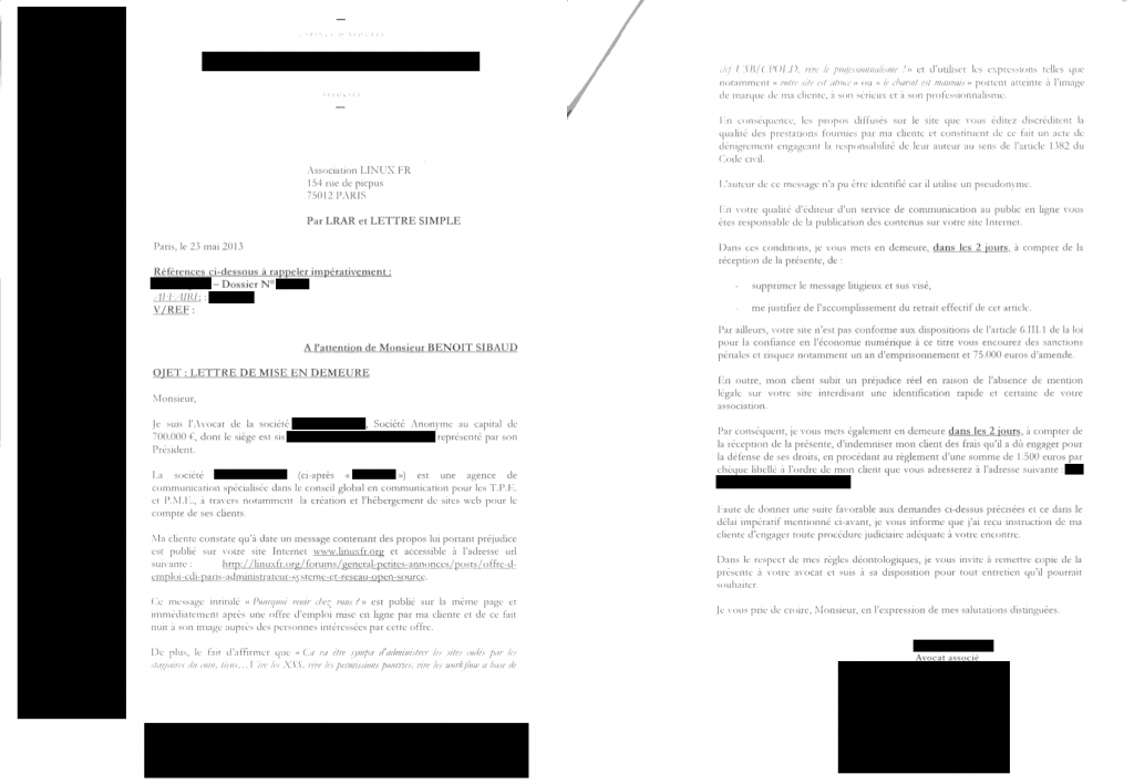 protection juridique association